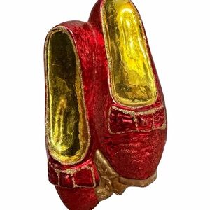 Kurt S Adler Polonaise Glass Christmas Ornament The Wizard of Oz Ruby Slippers